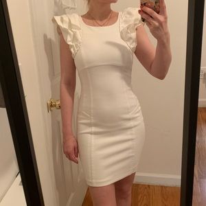 Ted Baker London Authentic White Ruffle Dress